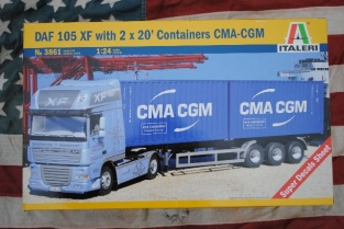 IT3861  DAF XF 105 Truck with 2X20'Containers CMA-CGM
